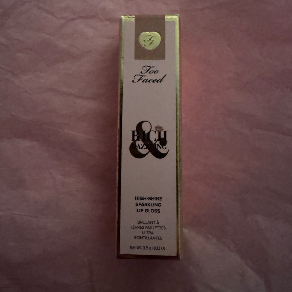 Too Faced High-Shine Sparkling Lip Gloss - Sunset Crush